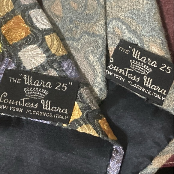 Vintage Countess Wara Ties In Box - Picture 10 of 11